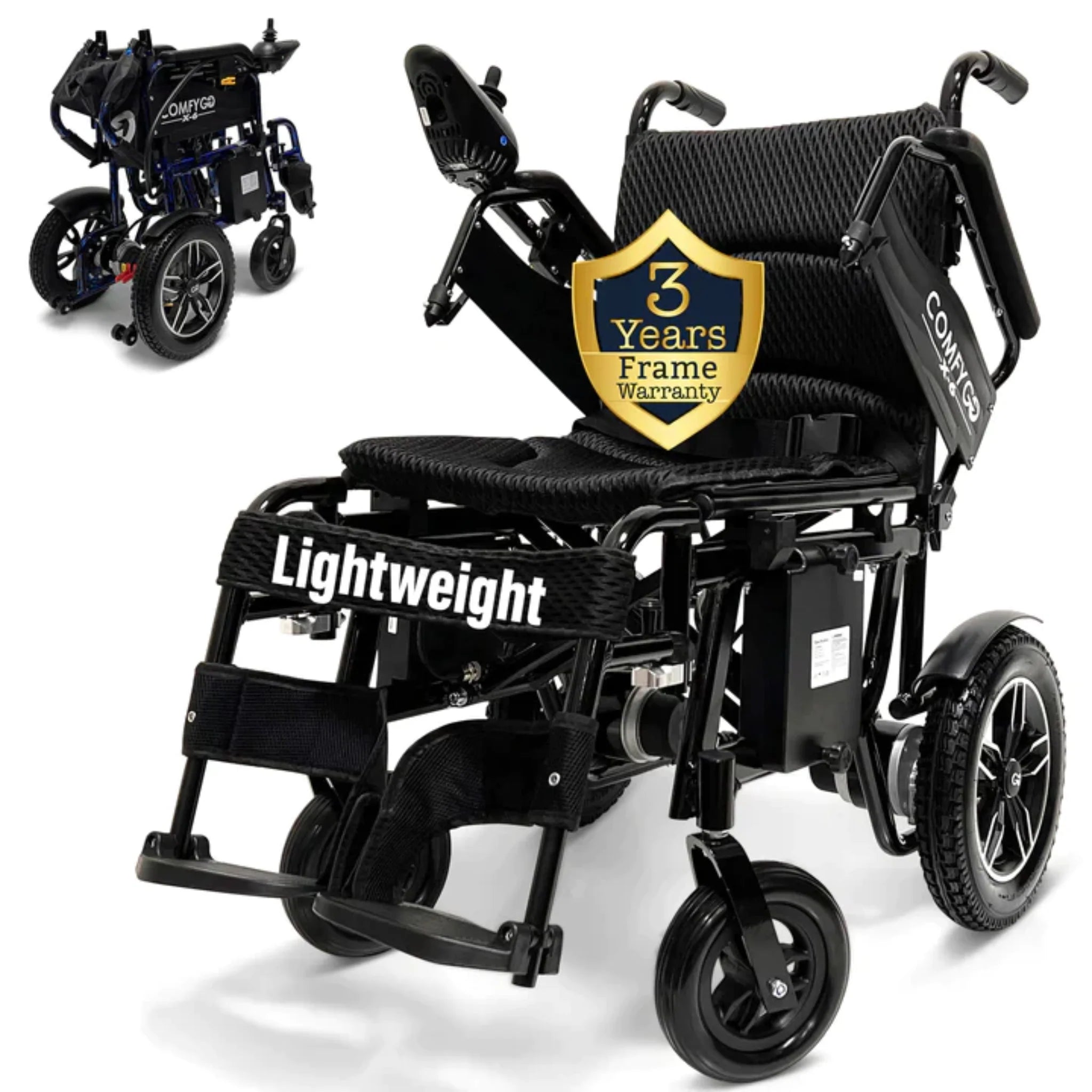 ComfyGO X-6 Lightweight Electric Wheelchair