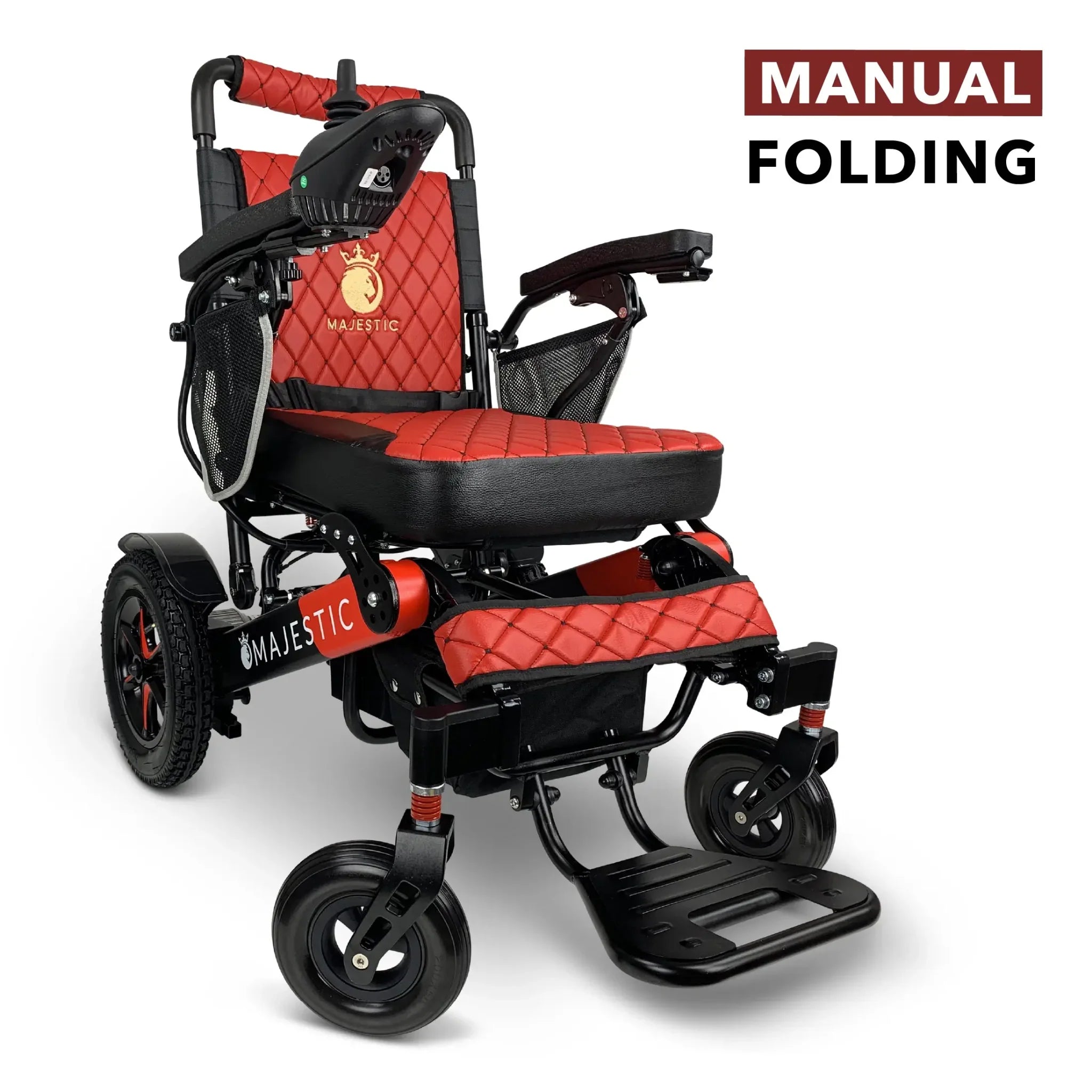 ComfyGO Majestic IQ-7000 Manual Folding Remote Controlled Electric Wheelchair