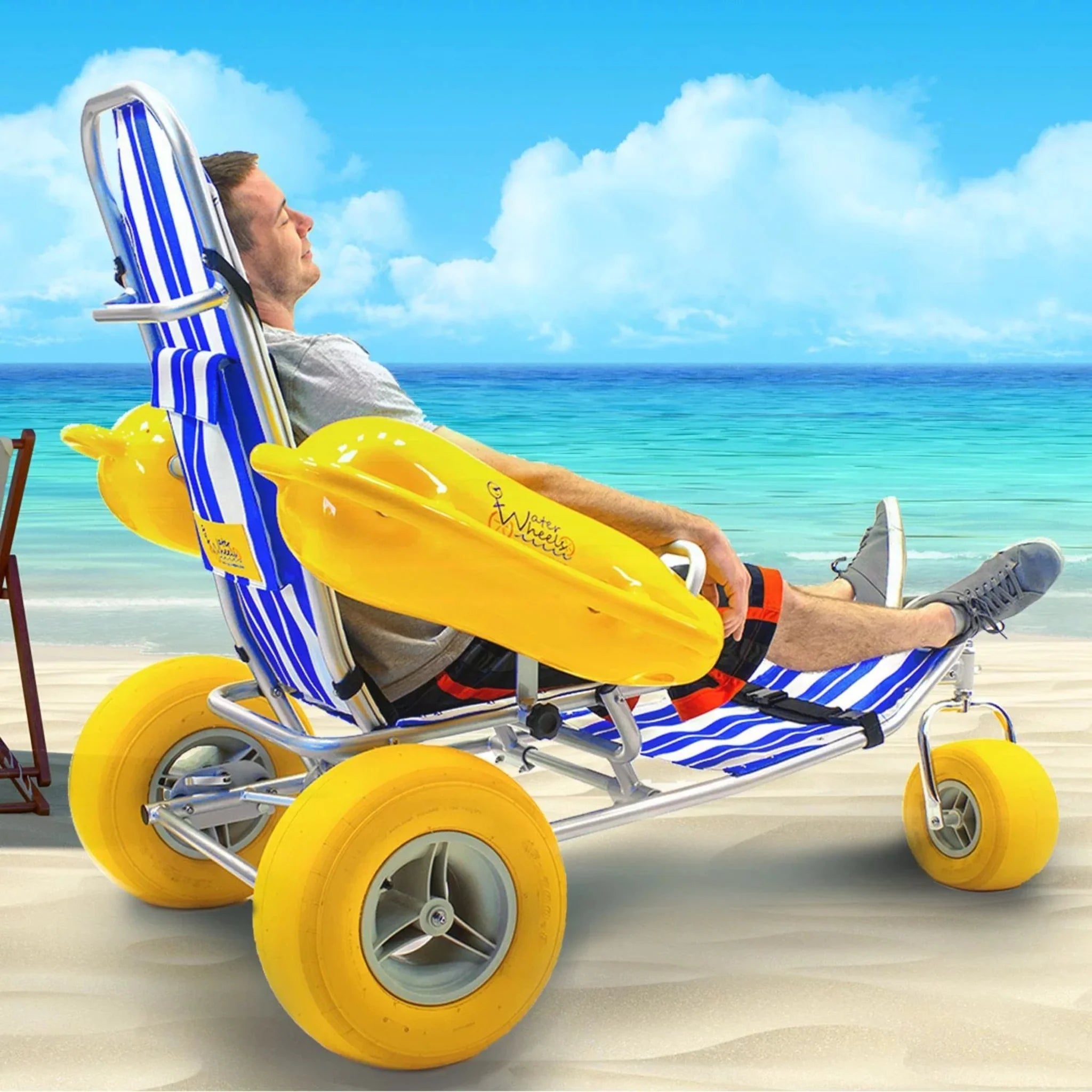 WaterWheels Floating Beach Wheelchair